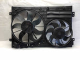 2009 - 2012 VW CC Engine Electric Dual Cooling Fan Complete Assembly Sedan G