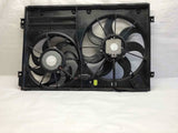 2009 - 2012 VW CC Engine Electric Dual Cooling Fan Complete Assembly Sedan G