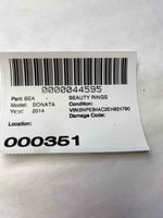 2011 - 2014 HYUNDAI SONATA Wiper Transmission Linkage with Motor 2.4L A/T G