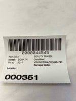 2013 - 2017 HYUNDAI SONATA Front Interior Rear View Mirror Automatic Dimming G