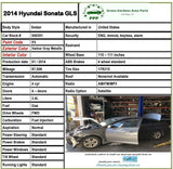 2014 HYUNDAI SONATA Cabin Compartment Fuse Relay Box (ID 91950-3S062) G