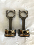 2009 Volkswagen CC Two Engine Piston With Connecting Rod Assembly Sedan 2.0L G
