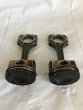 2009 Volkswagen CC Two Engine Piston With Connecting Rod Assembly Manual Sedan G