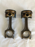 2009 Volkswagen CC Two Engine Piston With Connecting Rod Assembly Manual Sedan G