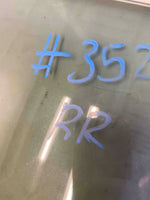 2009 - 2016 AUDI A4 Rear Door Glass Window Right Passenger Side Tinted Sedan G