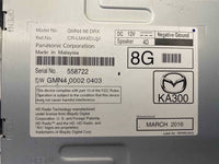 2016 - 2017 MAZDA 6 Radio Satellite Tuner (RH side under dash) GMN466DRX G