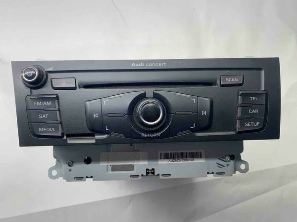 2009 - 2012 AUDI A4 Radio FM/AM/Media Receiver w/ Control Panel (8T1035186R) G