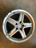 2002 - 2011 AUDI A4 17" Wheel Rim 17x7-1/2 Alloy 5 Spoke (ID 4F0601025AF) G