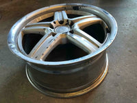 2002 - 2011 AUDI A4 17" Wheel Rim 17x7-1/2 Alloy 5 Spoke 5 Lug (ID 4F0601025AF)