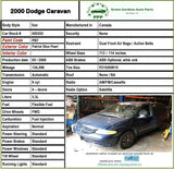 2000 DODGE CARAVAN Front Steering Column Upper and Lower Trim Panel Cover G