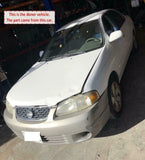2000 - 2003 NISSAN SENTRA Front Door Interior Trim Panel Right Passenger Side G