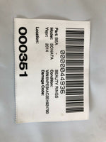 2011 - 2014 HYUNDAI SONATA Front Door Paint Code P3 Left Driver Side LH Sedan G