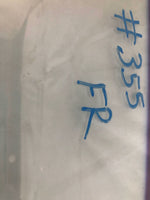 2001 - 2003 MAZDA PROTEGE Front Door Glass Window Right Passenger Side Sedan G