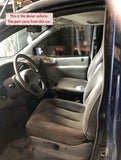 1996 - 2000 DODGE CARAVAN Front Door Glass Window Right Passenger Side RH G