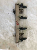 2005 MAZDA 3 Engine Fuel Gas Injection Rail With Injectors 2.0L A/T FWD Mazda3