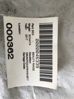 2017 HYUNDAI SONATA Rear Seat Lap and Shoulder Belt Right Passenger Side RH G
