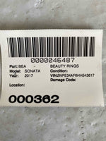 2015 - 2017 HYUNDAI SONATA Front Fender Paint Code N8 Right Passenger Side RH