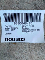 2015 - 2019 HYUNDAI SONATA Front Door Paint Code N8 Right Passenger Side RH G
