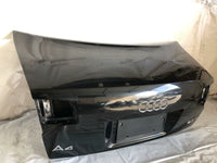 2005 - 2008 AUDI A4 Rear Back  Trunk Decklid Hatch Sedan Black 2.0L G
