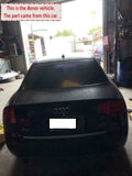 2005 - 2008 AUDI A4 Rear Back  Trunk Decklid Hatch Sedan Black 2.0L G