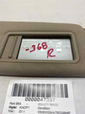 2011-2016 KIA OPTIMA Sun Visor w/ Mirror Roof Illuminated Right Passenger Side G