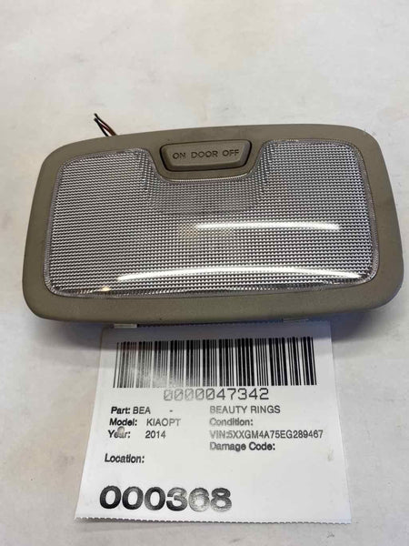 2014 KIA OPTIMA Rear Back Overhead Roof Ceiling Dome Map Light Lamp Interior G