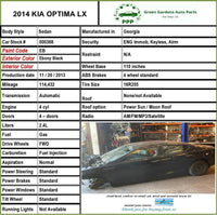 2014 - 2015 KIA OPTIMA Electronic Control Module 2.4L (ID 391082GBH5) G
