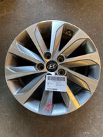 2016-2017 HYUNDAI SONATA Wheel Rim 17"x7" Exposed Lug Nuts 10 Spoke Alloy TPMS T