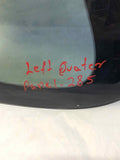 2013 - 2016 MAZDA CX5 Quarter Glass Window Rear Left Driver Side Green Tinted LH