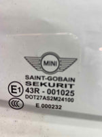 2007 - 2015 MINI COOPER Front Door Glass Window Right Passenger Side RH G