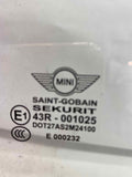 2007 - 2015 MINI COOPER Front Door Glass Window Right Passenger Side RH G