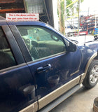 1995 - 2005 FORD EXPLORER Overhead Ceiling Sun Roof Moon Roof Glass Wagon G