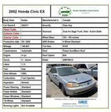 2002 - 2005 HONDA CIVIC Combination Switch Control Assembly 1.7L Sedan