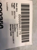 2002 - 2006 NISSAN SENTRA GXE Sedan Alternator Generator Charging Engine 1.8L T
