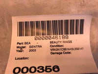 2000 - 2006 NISSAN SENTRA GXE Sedan Rear Strut & Coil Spring Assy Left Side LH T