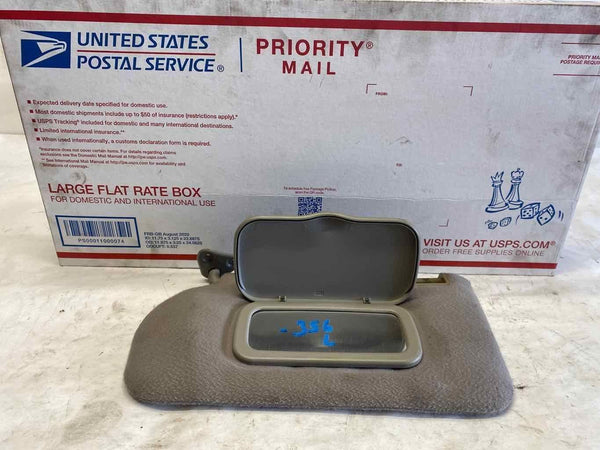 2003 NISSAN SENTRA Sun Visor Left Driver Side LH With Mirror W/O Illumination T