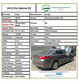 2014 KIA OPTIMA Front Overhead Dome Light Lamp And Console Gray G
