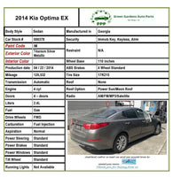 2012 - 2015 KIA OPTIMA Rear Door Shell Paint Code IM Right Passenger Side RH G