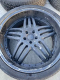 2006 DODGE CHARGER Wheel and Tire Set Lionhart 4 Pieces 265/35ZR22 M