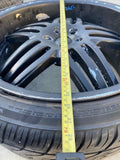 2006 DODGE CHARGER Wheel and Tire Set Lionhart 4 Pieces 265/35ZR22 M