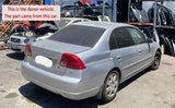 2001 - 2005 HONDA CIVIC EX Trunk Decklid Hatch Tailgate W/out Spoiler Sedan T