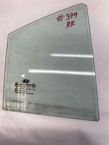 2006 - 2011 HYUNDAI ACCENT Rear Vent Glass Window Right Passenger Side RH G