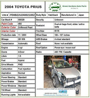 2004 - 2009 TOYOTA PRIUS Hatchback Front Hood Bonnet Paint Code: 4S2