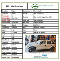 2001 KIA SPORTAGE Interior EC-AT Economy Power ECO PWR Switch Control G