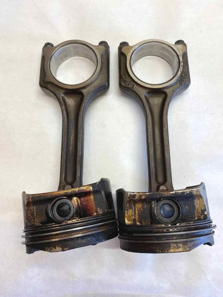 2010 MINI COOPER 2 Pieces Engine Piston with Connecting Rod Assembly 1.6L FWD G