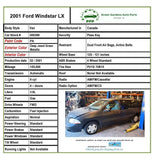 2001 - 2003 FORD WINDSTAR 3.8L Power Brake Booster & Master Cylinder Assembly T