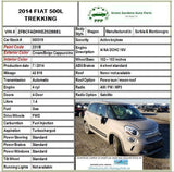 2014 - 2020 FIAT 500 Front Door Skin Shell Passenger Right Side Color Cream SUV
