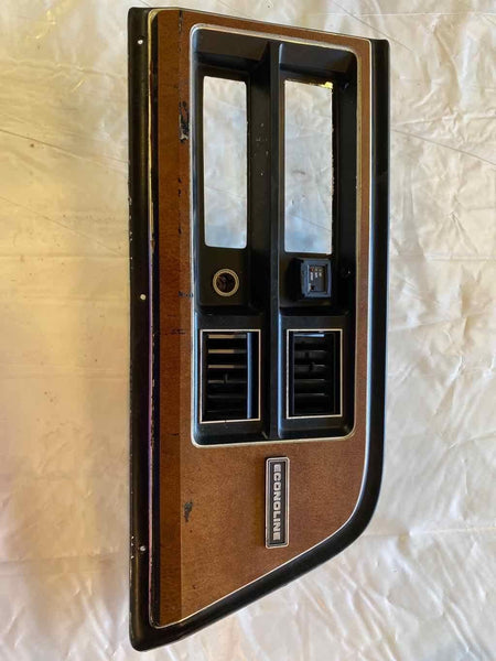 1980 - 1991 FORD VAN E150 5.0L Dashboard Dash Panel Woodgrain Bezel With Vents M