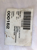 2007 - 2014 HONDA FIT 1.5L FWD Hatchback Front Disc Brake Rotor 127K Miles M