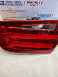 2012 - 2015 BMW 328 SERIES Sedan Inner Rear Right Tail Light Decklid Mounted RH